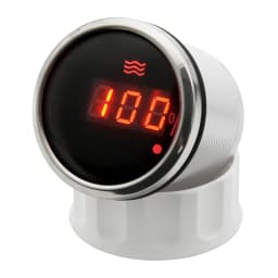 AD 240-33 Ohm Water Level Sensor + Water Level Gauge With Alarm Red Backlight Water Tank Level Indicator Meter 12V 24V For Boat