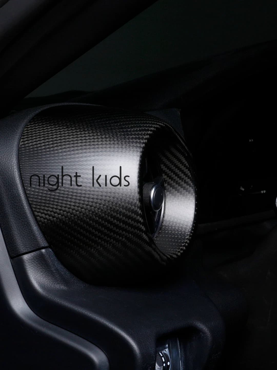 Night Kids Is Suitable for 2022 Toyota GR86 Subaru BRZ Modified Carbon Fiber Air Conditioner Air Outlet Shell, 86BRZ Accessories
