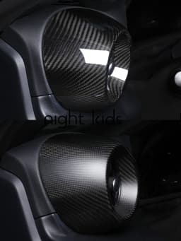 Night Kids Is Suitable for 2022 Toyota GR86 Subaru BRZ Modified Carbon Fiber Air Conditioner Air Outlet Shell, 86BRZ Accessories