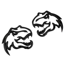 Car Metal Tyrannosaurus Rex Velociraptor Raptor Dinosaur Logo Trunk Body Badge Emblem Decals Animal Styling Sticker Accessories