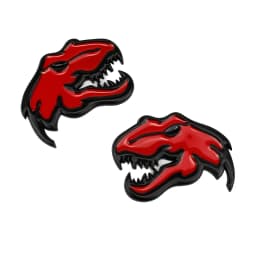 Car Metal Tyrannosaurus Rex Velociraptor Raptor Dinosaur Logo Trunk Body Badge Emblem Decals Animal Styling Sticker Accessories