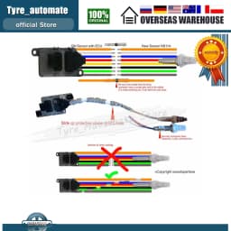 Nox Nitrogen Oxide Lambda Sensor Nox Sensor Repair Kit, Repair Kit NS11A For BMW 11787587129 11787587130