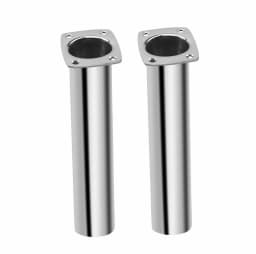 Boat Accessorie 2 Pieces Boat Fishing Flush Mount Rod Holder 316 Stainless Steel Fishing Tackle Tube Accessory 15° 90°