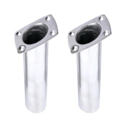 Boat Accessorie 2 Pieces Boat Fishing Flush Mount Rod Holder 316 Stainless Steel Fishing Tackle Tube Accessory 15° 90°