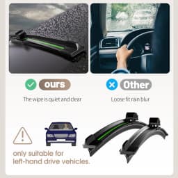 For Audi A4 B6 B7 B8 B9 2000-2023 Front Windshield Wiper Blades 2pcs Windscreen Window Accessories 2001 2005 2010 2016 2017 2018
