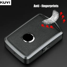 Metal Leather Car Remote Key Case Cover Shell For Volvo XC60 XC40 XC90 S90 V60 S60 V90 2010-2022 Holder Protector Fob Keychain