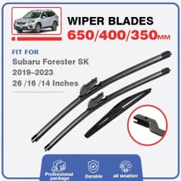 For Subaru Forester SK 2019 2020 2021 2022 2023 Front Rear Wiper Blade Set LHD RHD Windshield Windscreen Car Accessories SK5 STI