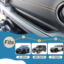 Passenger Grab Handle Storage Box Pocket Organizer Tray for Jeep Wrangler JL JLU Gladiator JT 4XE 2024-2026 Interior Accessories