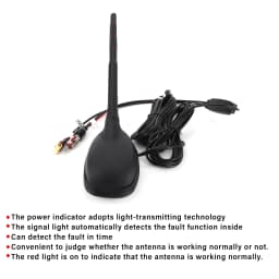 DAB Active Antenna Top Roof Mount Antenna Car DAB+GPS+FM Antenna Active Amplified Top Roof Mount Waterproof Dustproof Universal
