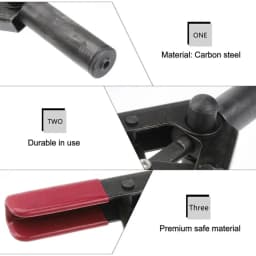 Plastic Rivet Gun Set Multifunctional Poly Rivet Gun Quick Set For Fastening Door Panels & Automotive Trim 40 Pieces POM Rivets