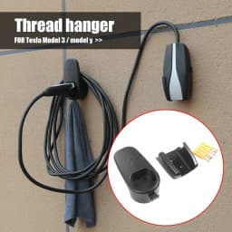 Car Charging Cable Mount for Tesla Model 3 Y Accessories Wall Mount with Chassis Bracket Connector Bracket Charger Holder