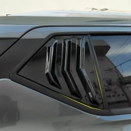 Rear Side Quarter Window Decorative Cover Sticker for Nissan Kicks Accessories 2017 2018 2019 2020 2021 2022 2023