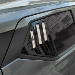 Rear Side Quarter Window Decorative Cover Sticker for Nissan Kicks Accessories 2017 2018 2019 2020 2021 2022 2023