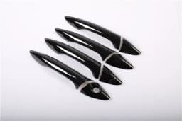 Funduoo Glossy Black Chrome Car Door Handle Cover Trim Stickers for Hyundai i30 2012 2013 2014 2015 2016 Styling Accessories
