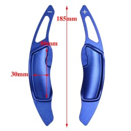 2pcs Aluminum Steering Wheel Shift Paddle Shifter Extension for Subaru Legacy WRX STI Forester Impreza XV Outback Accessories