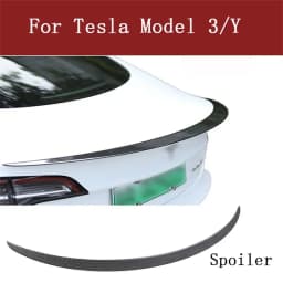Model3 Highland 2025 Rear Trunk Spoiler For Tesla Model 3 Y 2017-2024 Accessories Carbon Fiber ABS Wing Lip Auto Exterior Parts