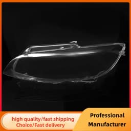 Car Front Headlight Lens Covers For BMW E92 E93 Coupe Convertible M3 2006-2010 Left/Right Clear Headlamp Cover Shell