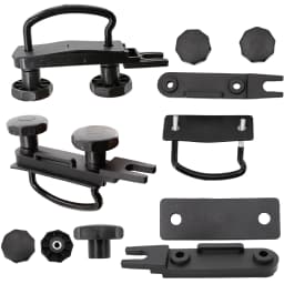 4pcs metal Car U-Bolts Clamps Universal Roof Box Car Van Mounting Fitting Kit Van U-Bolts Clamps Luggage Accessories