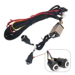 12V Car Seat Heater Control Switch System 1-5 Level Position Button Switch To Compatible Carbon Fiber Chair Pad Cover Elements