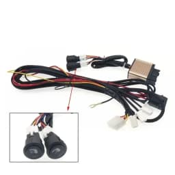 12V Car Seat Heater Control Switch System 1-5 Level Position Button Switch To Compatible Carbon Fiber Chair Pad Cover Elements