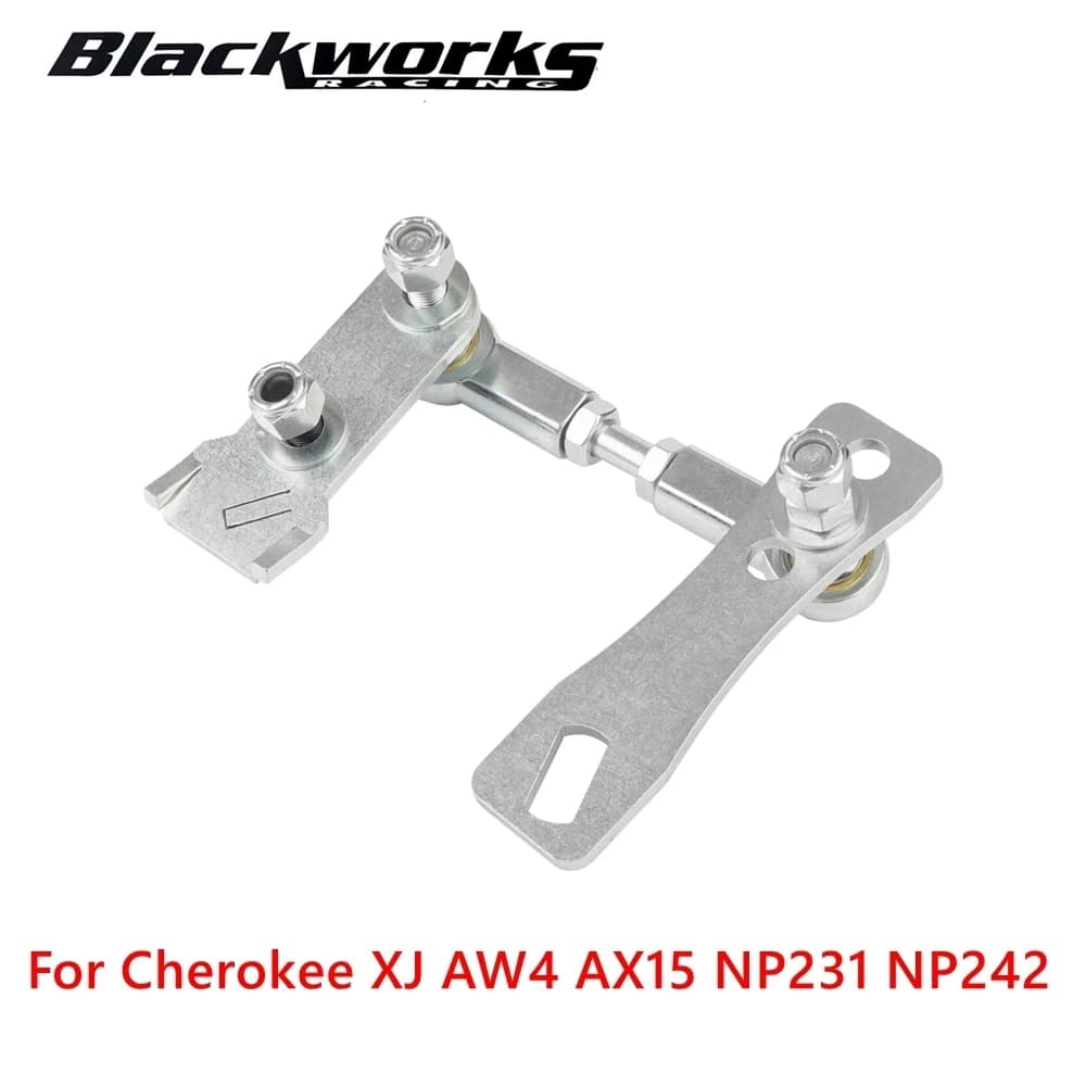 Stainless Steel Transfer Case Linkage Kit Competitive with Jeep Cherokee XJ Comanche MJ 1986-2001 Transmission Parts Silver