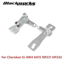 Stainless Steel Transfer Case Linkage Kit Competitive with Jeep Cherokee XJ Comanche MJ 1986-2001 Transmission Parts Silver