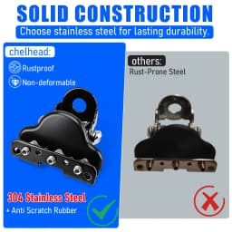 2PCS LED Work Light Mounting Bracket Universal Hood Led Light Bar Mount Bracket Foglight Lamp Holder for Off Road Jeep Truck SUV