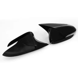 Rearview Mirror Cover For Hyundai Elantra AD 2016-2020 Black/Carbon Fiber Look Side Wing Mirror Cap Case Trim Car Accessories