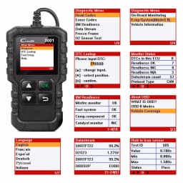 LAUNCH X431 Creader CR3001 OBD2 Scanner Engine Fault Automotive OBDII OBD Code Reader Diagnostic Scan Tool Free Update PK ELM327