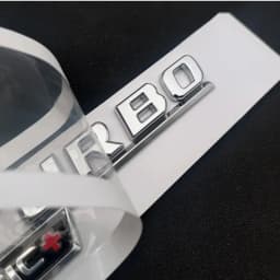 3D Car Fender BITURBO 4MATIC Badge Emblem Sticker For Mercedes C43 AMG W205 W204 E43 W213 W212 GLC43 GLE43 W166 W167 Accessories