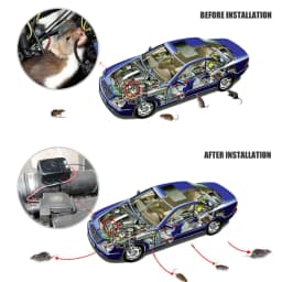 12V Ultrasonic Pest Control Device for Outdoor Car Vehicle Non-Toxic Electronic Mouse Repellent Keep Rodent Marten Away Anti-rat