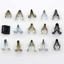 15 Kinds Models Metal Clips Fits Car Body Radios Dashboard DVD U-Type Retainers Instrument Trim Panel