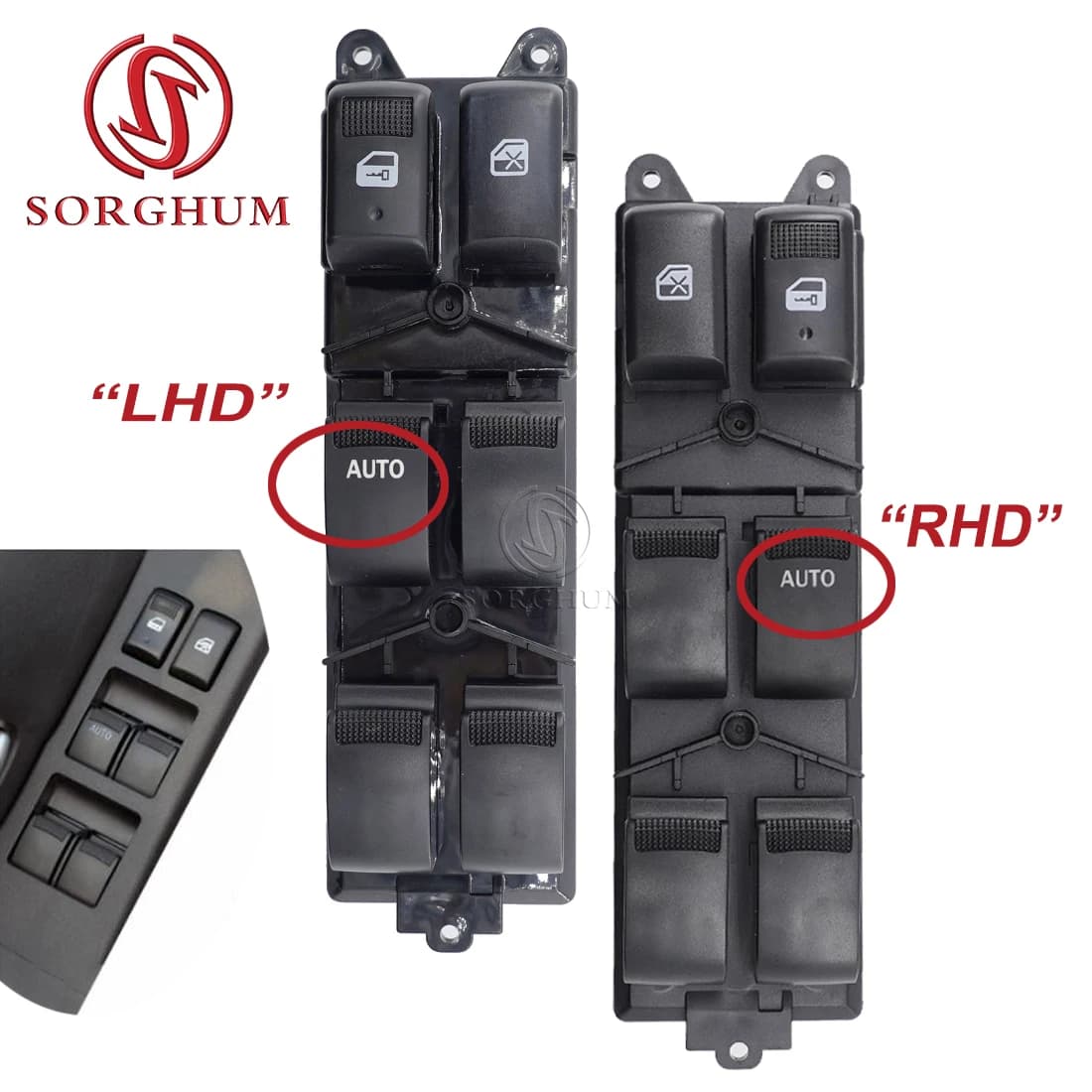 Sorghum Car For Isuzu D-Max Dmax Pickup 2012-2019 8-97417469-0 8-98192251-1 8981922511 Auto Electric Power Master Window Switch