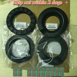 Rear Suspension Spring Upper And Lower Pad for Mitsubishi Pajero Montero III IV 1999-2016 MR418047 MR418548