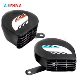 Car Auto Compact Horn 12V Waterproof Car Horns Super Loud Dual - Tone Electric Snail Horn Kits For Any Tuto Vehicles Universal