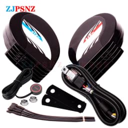 Car Auto Compact Horn 12V Waterproof Car Horns Super Loud Dual - Tone Electric Snail Horn Kits For Any Tuto Vehicles Universal