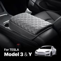 For Tesla Model Y Juniper 2025 Model 3 Highland Armrest Cover Cushion Anti-scratch PU Leather Pad Console Protector Accessories