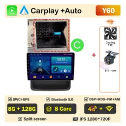 Car Radio for Renault Trafic Opel Vivaro Nissan Primastar 2010-2011-2014 Carplay Android Auto Player GPS Navigation Autoradio