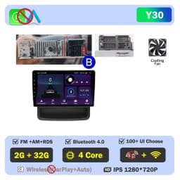 Car Radio for Renault Trafic Opel Vivaro Nissan Primastar 2010-2011-2014 Carplay Android Auto Player GPS Navigation Autoradio