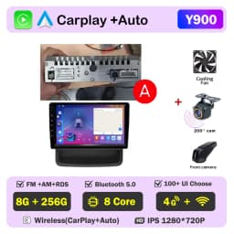 Car Radio for Renault Trafic Opel Vivaro Nissan Primastar 2010-2011-2014 Carplay Android Auto Player GPS Navigation Autoradio