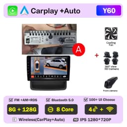 Car Radio for Renault Trafic Opel Vivaro Nissan Primastar 2010-2011-2014 Carplay Android Auto Player GPS Navigation Autoradio