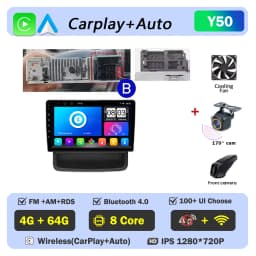Car Radio for Renault Trafic Opel Vivaro Nissan Primastar 2010-2011-2014 Carplay Android Auto Player GPS Navigation Autoradio