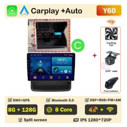 Car Radio for Renault Trafic Opel Vivaro Nissan Primastar 2010-2011-2014 Carplay Android Auto Player GPS Navigation Autoradio