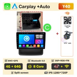 Car Radio for Renault Trafic Opel Vivaro Nissan Primastar 2010-2011-2014 Carplay Android Auto Player GPS Navigation Autoradio