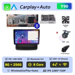 Car Radio for Renault Trafic Opel Vivaro Nissan Primastar 2010-2011-2014 Carplay Android Auto Player GPS Navigation Autoradio