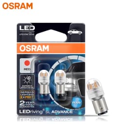 OSRAM Upgrade LED Signal Light S25 P21W PY21W P21/5W LEDriving SL Advance 1156 1157 LED Car Fog Bulb Brake Position Stop Lamp 2X