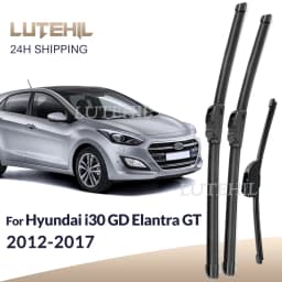 For Hyundai i30 GD Elantra GT 2012-2017 2013 2014 Wiper Front&Rear Wiper Blades Windshield Windscreen Window Brushes 26"+14"+13"