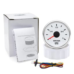7 Color Backlight 2" 52mm Water Level Gauge+Water Level Sensor 100-600mm 0-190 Ohm Water Tank Meter Indicator Auto Car Boat