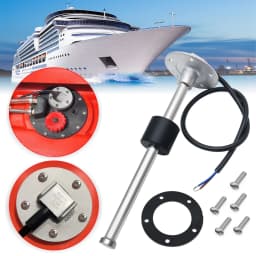 7 Color Backlight 2" 52mm Water Level Gauge+Water Level Sensor 100-600mm 0-190 Ohm Water Tank Meter Indicator Auto Car Boat