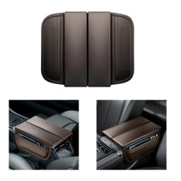 Car Armrest Cover  Auto Center Console Cover Universal Automobile Accessories Protector  Arm Rest Cushion Mat PU leather